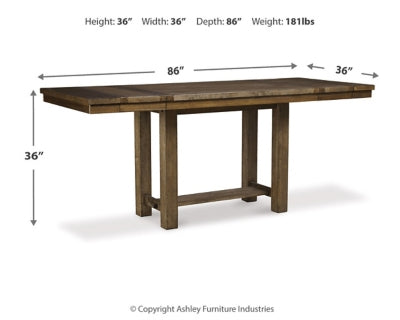 Moriville Counter Height Dining Set - Furniture 4 Less (Jacksonville, NC)