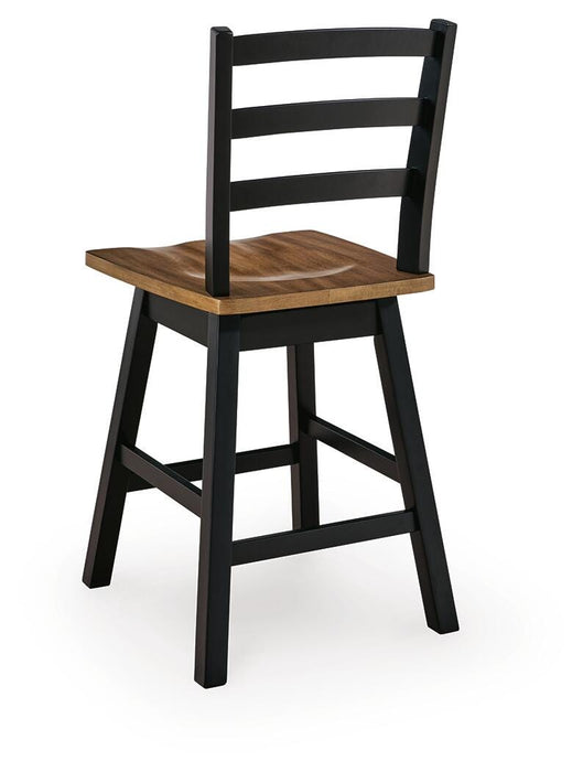 Wildenauer Counter Height Swivel Barstool - Furniture 4 Less (Jacksonville, NC)