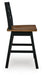 Wildenauer Counter Height Swivel Barstool - Furniture 4 Less (Jacksonville, NC)