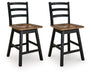 Wildenauer Counter Height Swivel Barstool - Furniture 4 Less (Jacksonville, NC)