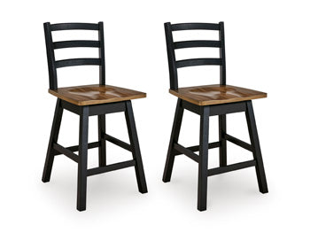 Wildenauer Counter Height Swivel Barstool - Furniture 4 Less (Jacksonville, NC)