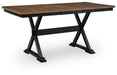 Wildenauer Counter Height Butterfly Extension Table - Furniture 4 Less (Jacksonville, NC)