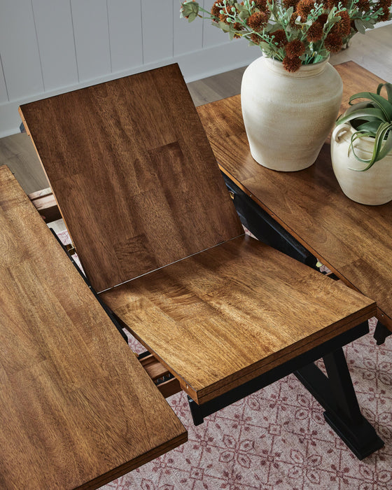 Wildenauer Counter Height Butterfly Extension Table - Furniture 4 Less (Jacksonville, NC)