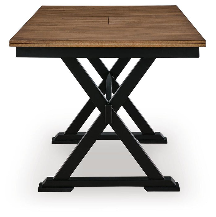Wildenauer Counter Height Butterfly Extension Table - Furniture 4 Less (Jacksonville, NC)