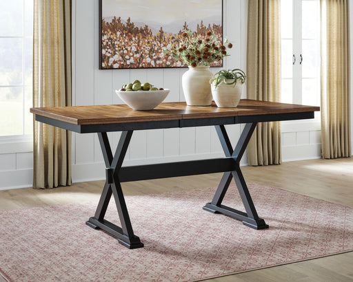 Wildenauer Counter Height Butterfly Extension Table - Furniture 4 Less (Jacksonville, NC)