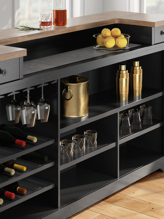 Wildenauer 78" Bar - Furniture 4 Less (Jacksonville, NC)