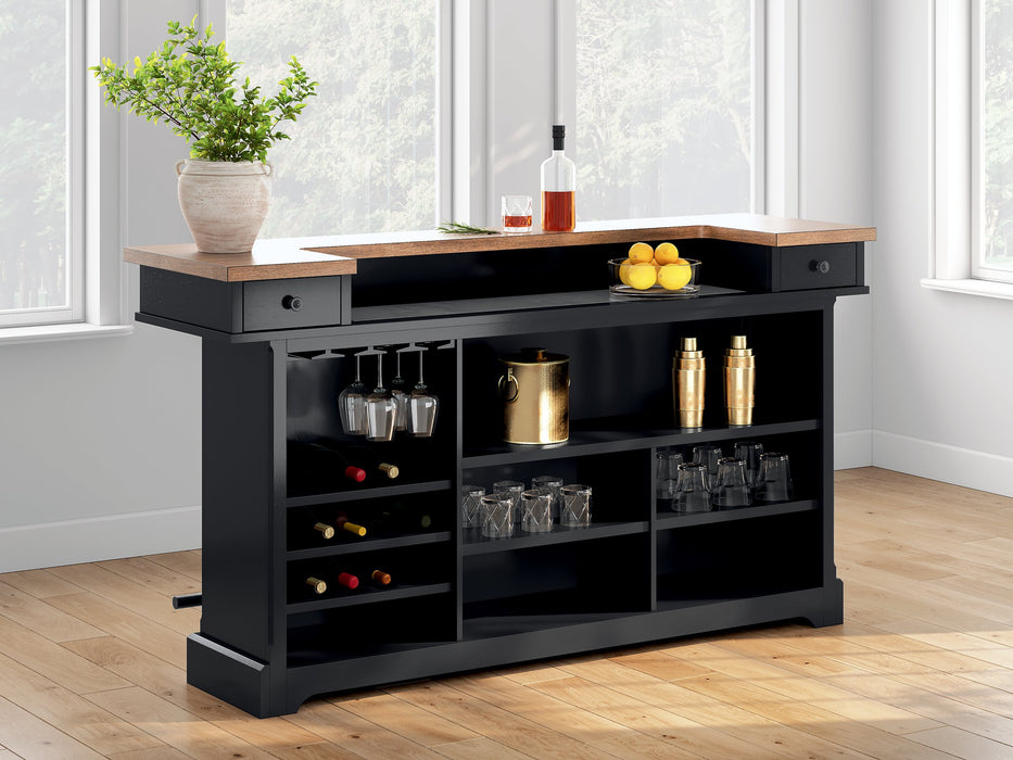 Wildenauer 78" Bar - Furniture 4 Less (Jacksonville, NC)