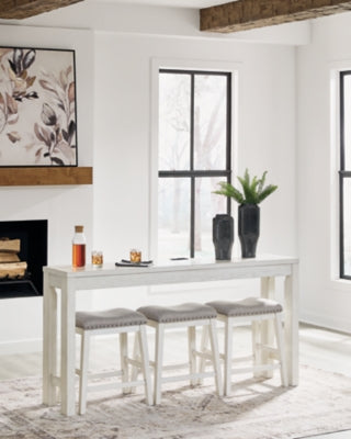 Robbinsdale Counter Height Dining Table and 3 Barstools Set - Furniture 4 Less (Jacksonville, NC)