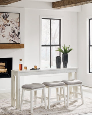 Robbinsdale Counter Height Dining Table and 3 Barstools Set - Furniture 4 Less (Jacksonville, NC)