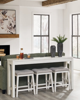 Robbinsdale Counter Height Dining Table and 3 Barstools Set - Furniture 4 Less (Jacksonville, NC)