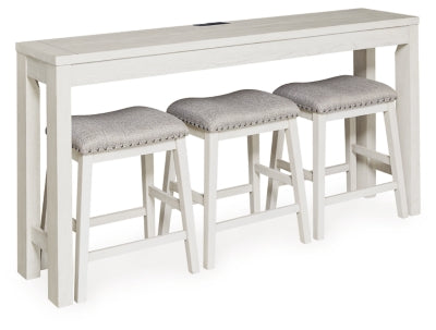 Robbinsdale Counter Height Dining Table and 3 Barstools Set - Furniture 4 Less (Jacksonville, NC)