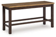 Rylandeen Counter Height Dining Bench - Furniture 4 Less (Jacksonville, NC)