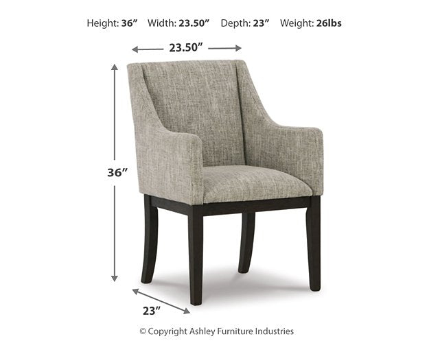 Burkhaus Dining Arm Chair - Furniture 4 Less (Jacksonville, NC)