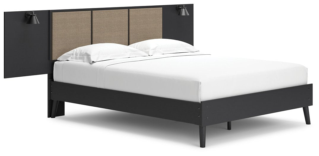 Charlang Panel Bed with 2 Extensions - Furniture 4 Less (Jacksonville, NC)