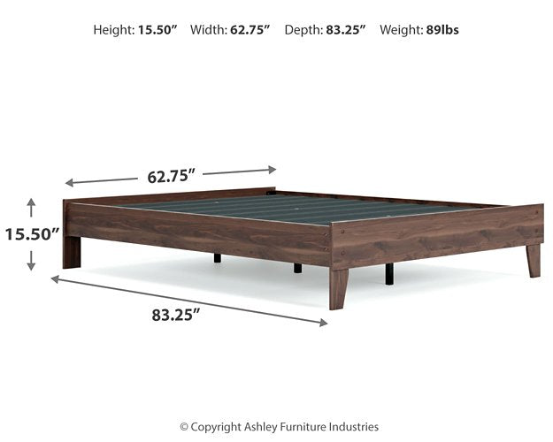 Calverson Bed and Mattress Set