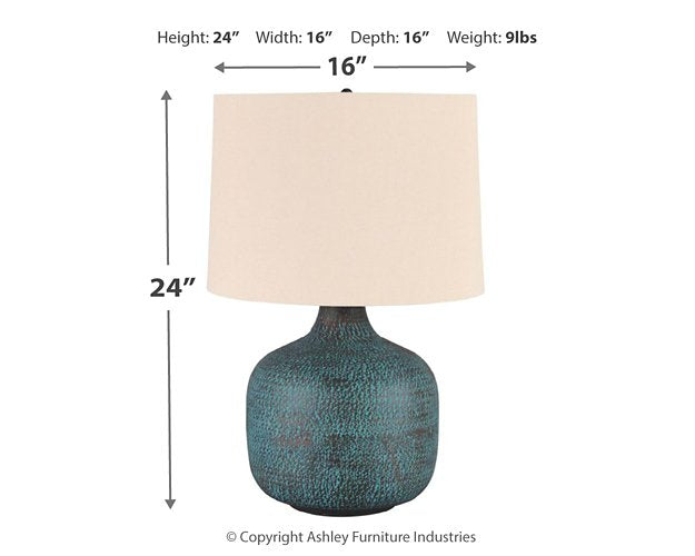 Malthace Table Lamp - Furniture 4 Less (Jacksonville, NC)