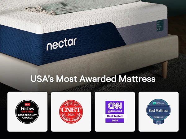 Nectar Premier Memory Foam 5.1 Mattress - Furniture 4 Less (Jacksonville, NC)
