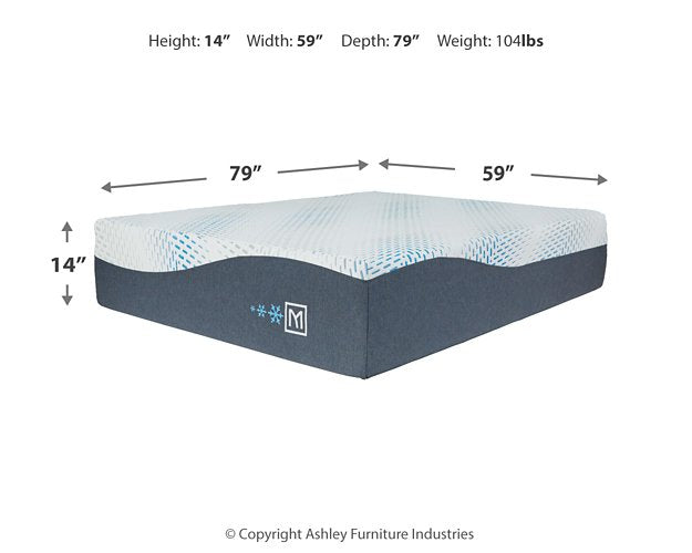 Millennium Cushion Firm Gel Memory Foam Hybrid Mattress and Base Set - Furniture 4 Less (Jacksonville, NC)