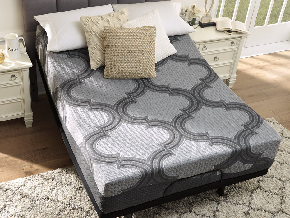 12 Inch Ashley Hybrid Mattress Set - Furniture 4 Less (Jacksonville, NC)