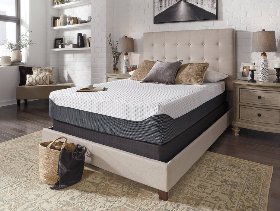 12 Inch Chime Elite Foundation with Mattress - Furniture 4 Less (Jacksonville, NC)