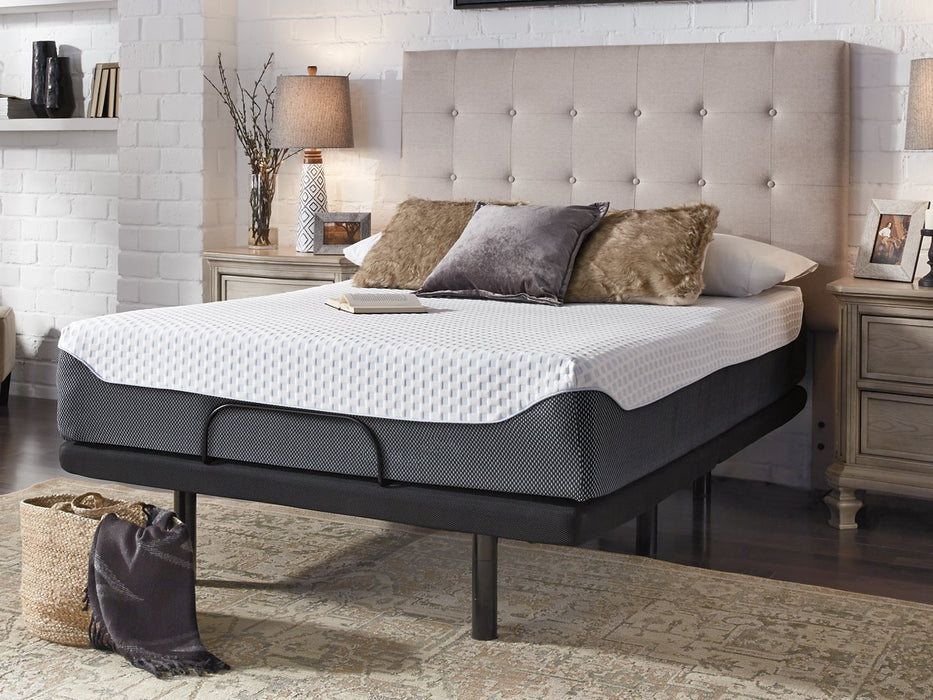 12 Inch Chime Elite Adjustable Base with Mattress - Furniture 4 Less (Jacksonville, NC)