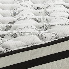 8 Inch Chime Innerspring Mattress Set - Furniture 4 Less (Jacksonville, NC)