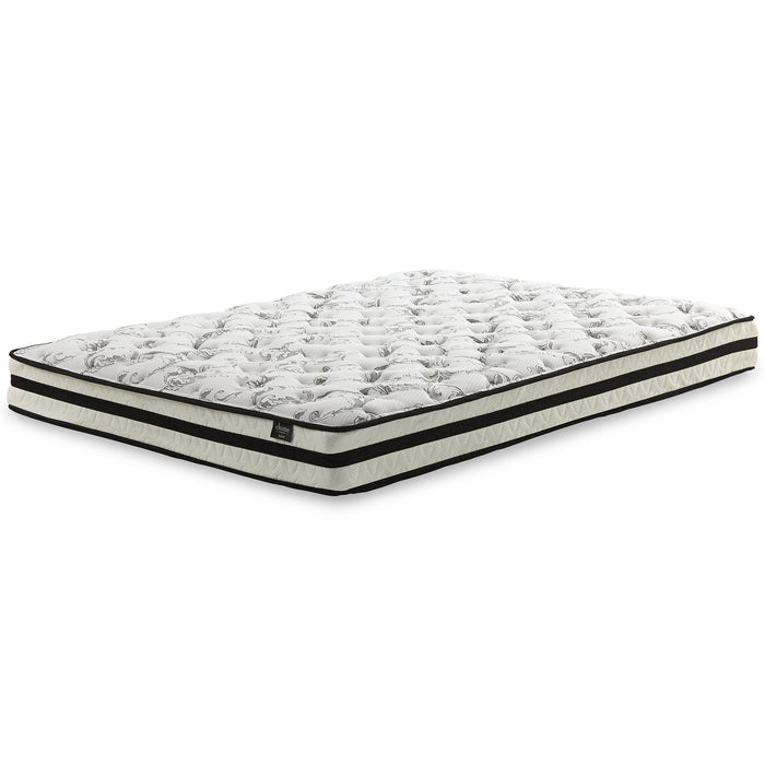 8 Inch Chime Innerspring Mattress Set - Furniture 4 Less (Jacksonville, NC)