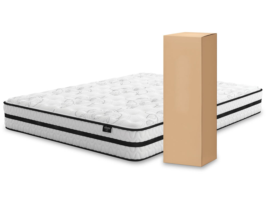 Chime 10 Inch Hybrid Mattress Set - Furniture 4 Less (Jacksonville, NC)