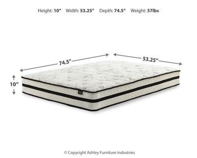 Chime 10 Inch Hybrid Mattress in a Box - Furniture 4 Less (Jacksonville, NC)