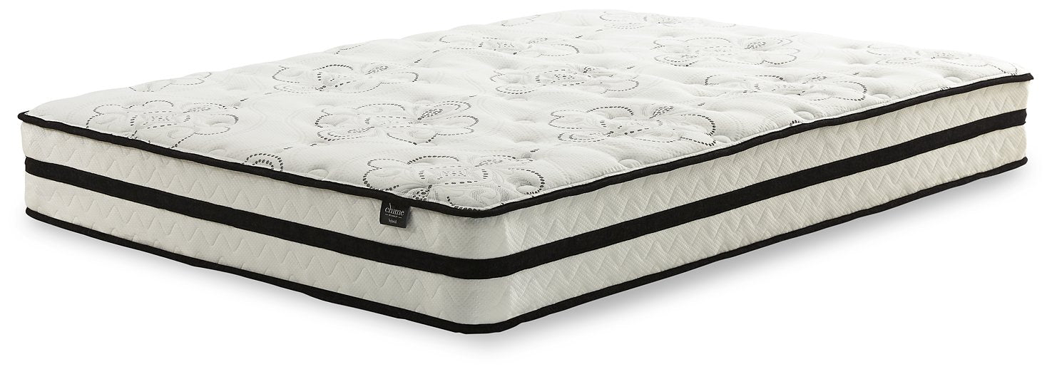 Chime 10 Inch Hybrid Mattress Set - Furniture 4 Less (Jacksonville, NC)