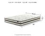Chime 10 Inch Hybrid Mattress in a Box - Furniture 4 Less (Jacksonville, NC)