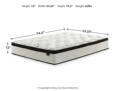 Chime 12 Inch Hybrid Mattress in a Box - Furniture 4 Less (Jacksonville, NC)