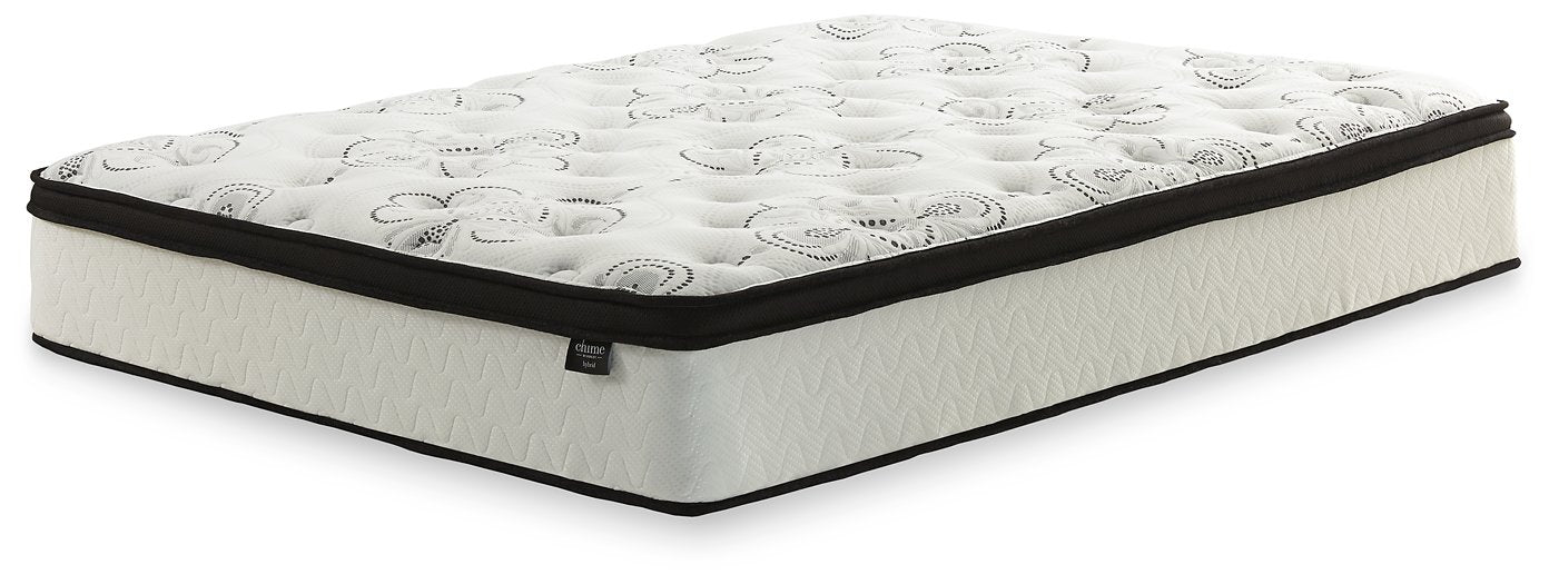 Chime 12 Inch Hybrid 2-Piece Mattress Set - Furniture 4 Less (Jacksonville, NC)