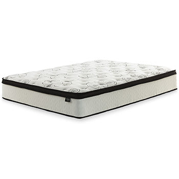 Chime 12 Inch Hybrid 2-Piece Mattress Set - Furniture 4 Less (Jacksonville, NC)