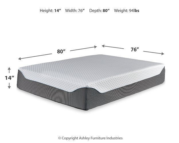 14 Inch Chime Elite Mattress Set - Furniture 4 Less (Jacksonville, NC)