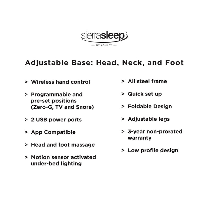 Head-Foot Model Best Adjustable Base - Furniture 4 Less (Jacksonville, NC)