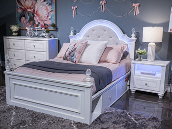 Kozlani Upholstered Bed - Furniture 4 Less (Jacksonville, NC)