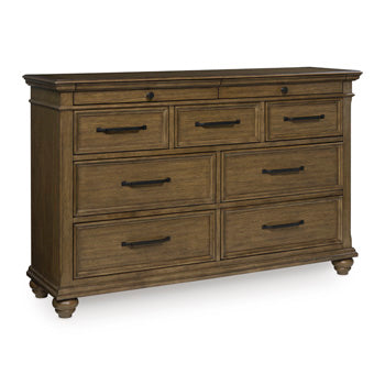 Karallin Dresser and Mirror - Furniture 4 Less (Jacksonville, NC)