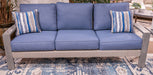 Half Moon Beach Outdoor Sofa with Cushion - Furniture 4 Less (Jacksonville, NC)