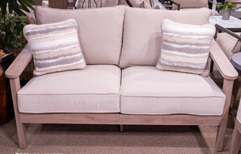 Harmony Headlands Outdoor Loveseat with Cushion - Furniture 4 Less (Jacksonville, NC)