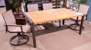 Carmel Highlands Outdoor Dining Table - Furniture 4 Less (Jacksonville, NC)