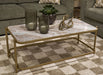 Manor Stone Coffee Table - Furniture 4 Less (Jacksonville, NC)