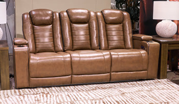 Gruaro Power Reclining Sofa - Furniture 4 Less (Jacksonville, NC)