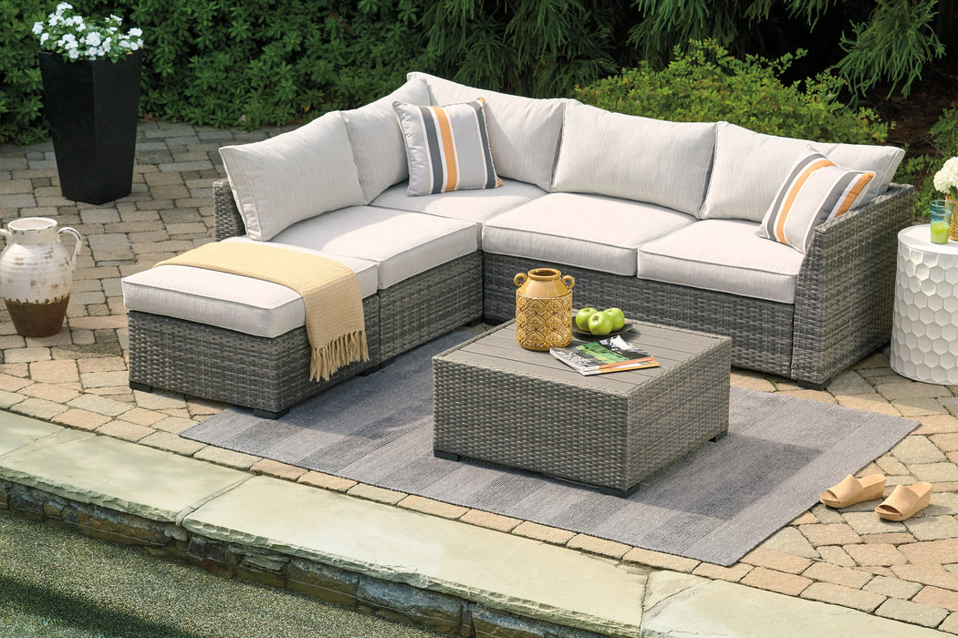 Cherry Point 4-piece Outdoor Sectional Set - Furniture 4 Less (Jacksonville, NC)