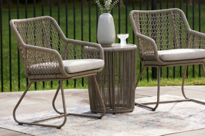 Majors Beach Outdoor Table and 2 Chairs - Furniture 4 Less (Jacksonville, NC)