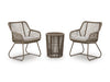 Majors Beach Outdoor Table and 2 Chairs - Furniture 4 Less (Jacksonville, NC)