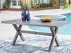 Half Moon Beach Outdoor Dining Table - Furniture 4 Less (Jacksonville, NC)