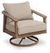 Harmony Headlands Outdoor Swivel Lounge with Cushion - Furniture 4 Less (Jacksonville, NC)