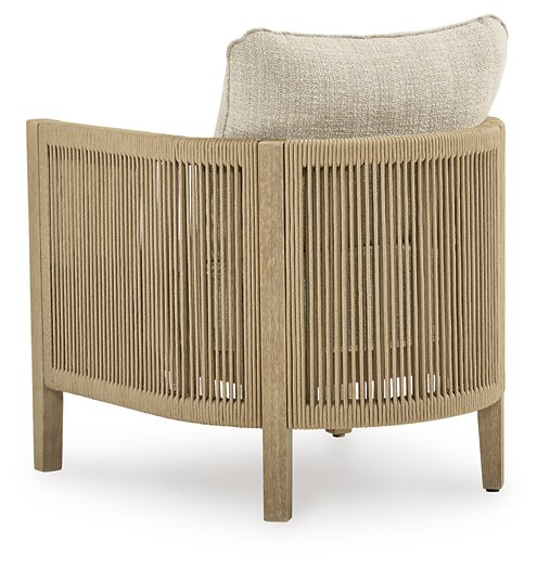 Spooners Cove Outdoor Lounge Chair with Cushion (Set of 2) - Furniture 4 Less (Jacksonville, NC)