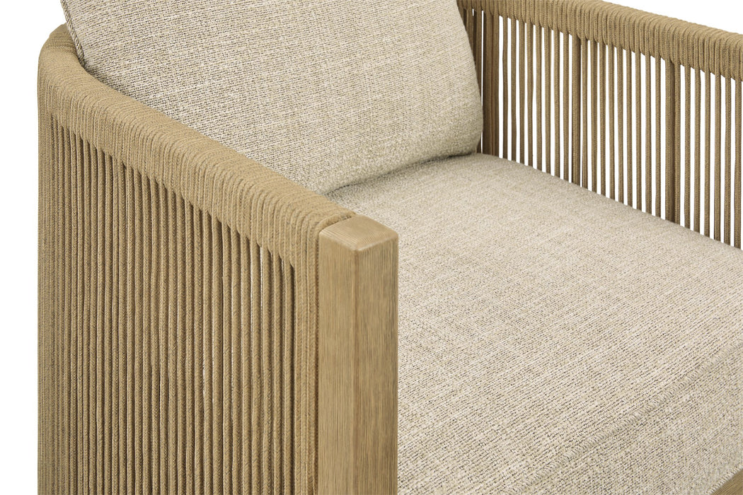 Spooners Cove Outdoor Lounge Chair with Cushion (Set of 2) - Furniture 4 Less (Jacksonville, NC)